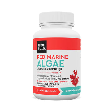 Vibrant Health, Gigartina Red Marine Algae, Plant-Based Immune Support, 60 Capsules Vibrant Health buy supplements canada