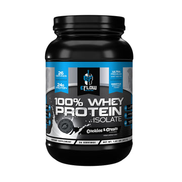 eFlow Nutrition 100% Whey Protein Isolate - Lactose-Free Digestive Enzymes Added eFlow Nutrition buy supplements canada