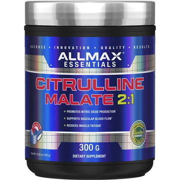 ALLMAX Essentials CITRULLINE MALATE 2:1 - 300 g Powder - Improves Endurance ALLMAX Nutrition buy supplements canada