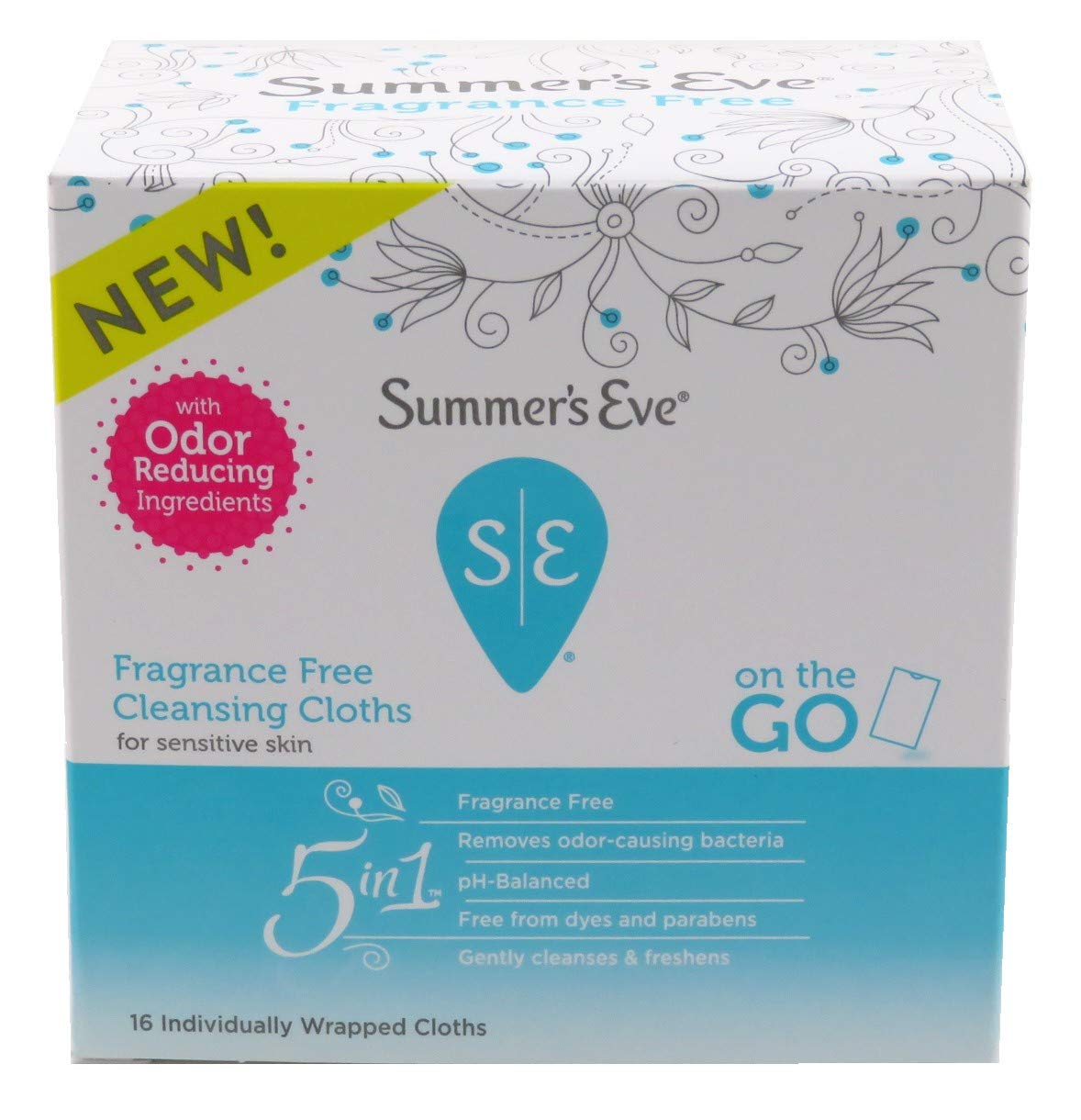 Summer’s Eve Fragrance Free Gentle Daily Feminine Wipes, Removes Odor, pH balanced, 16 Count, (Pack of 3) Summer's Eve buy supplements canada