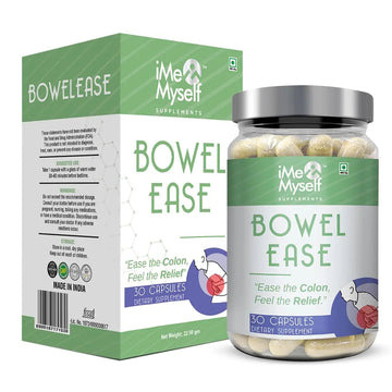 iMeMyself Bowel Ease – 30 Plant-Based Capsules | Gentle Bowel Support with Herbal Extracts & Vitamins iMeMyself buy supplements canada