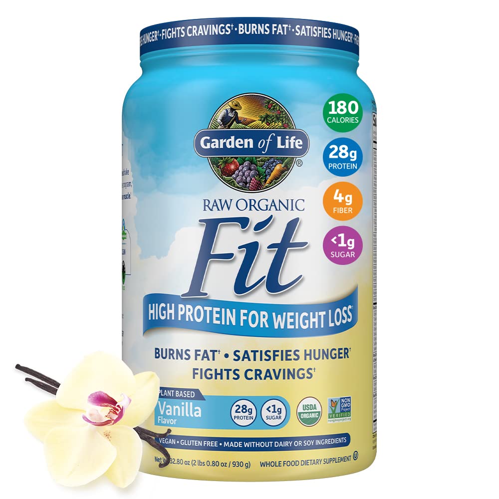 Garden of Life Raw Organic Fit Vegan Protein Powder Vanilla & Vegan Protein Powder Garden of Life buy supplements canada