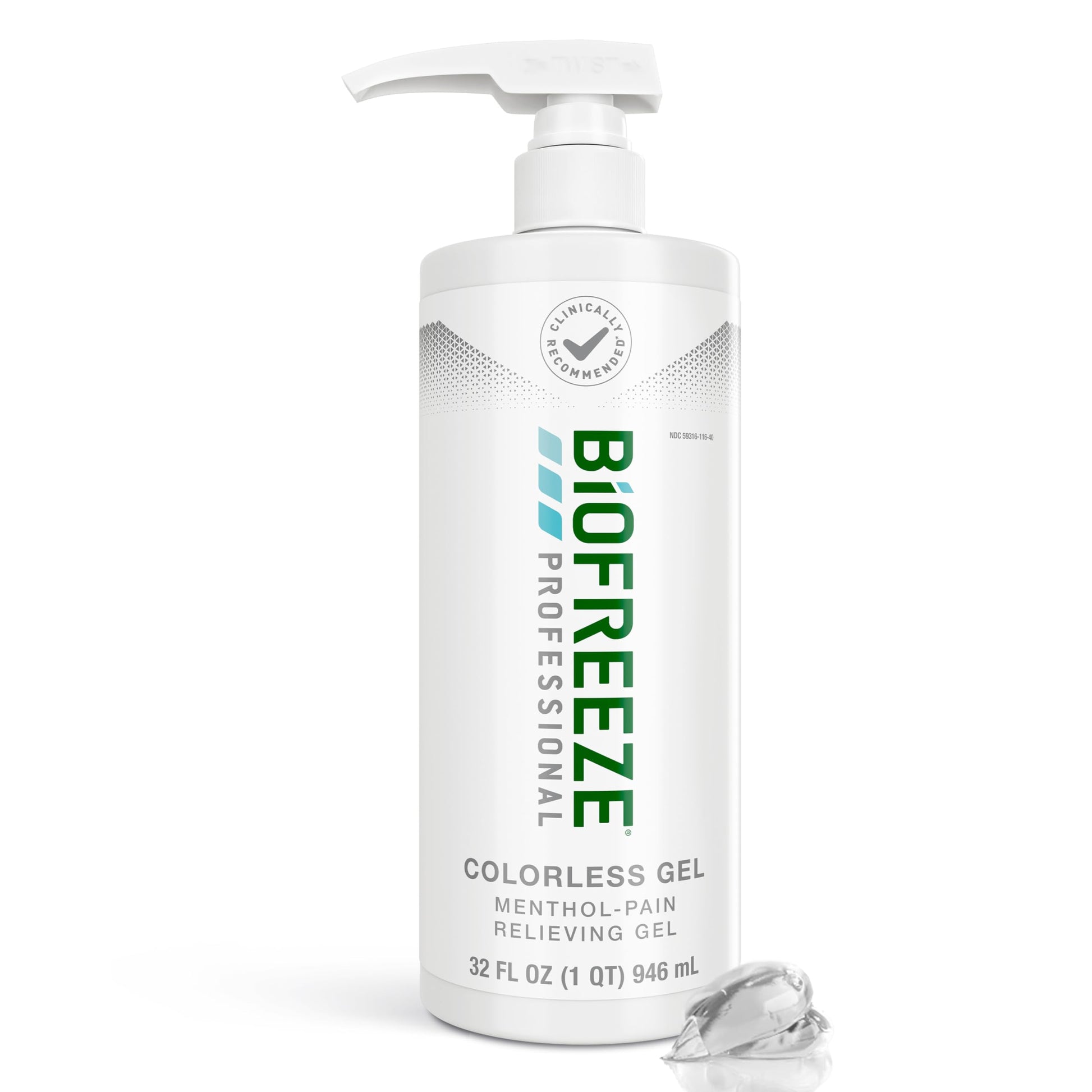 Biofreeze Professional Gel Pain Relief for Knee, Neck, Hip, Joint, Shoulder, & Simple Backache, Arthritis Pain Reliever, Sore Muscle Relief, Colorless Menthol Gel 32 Fl Oz Biofreeze buy supplements canada