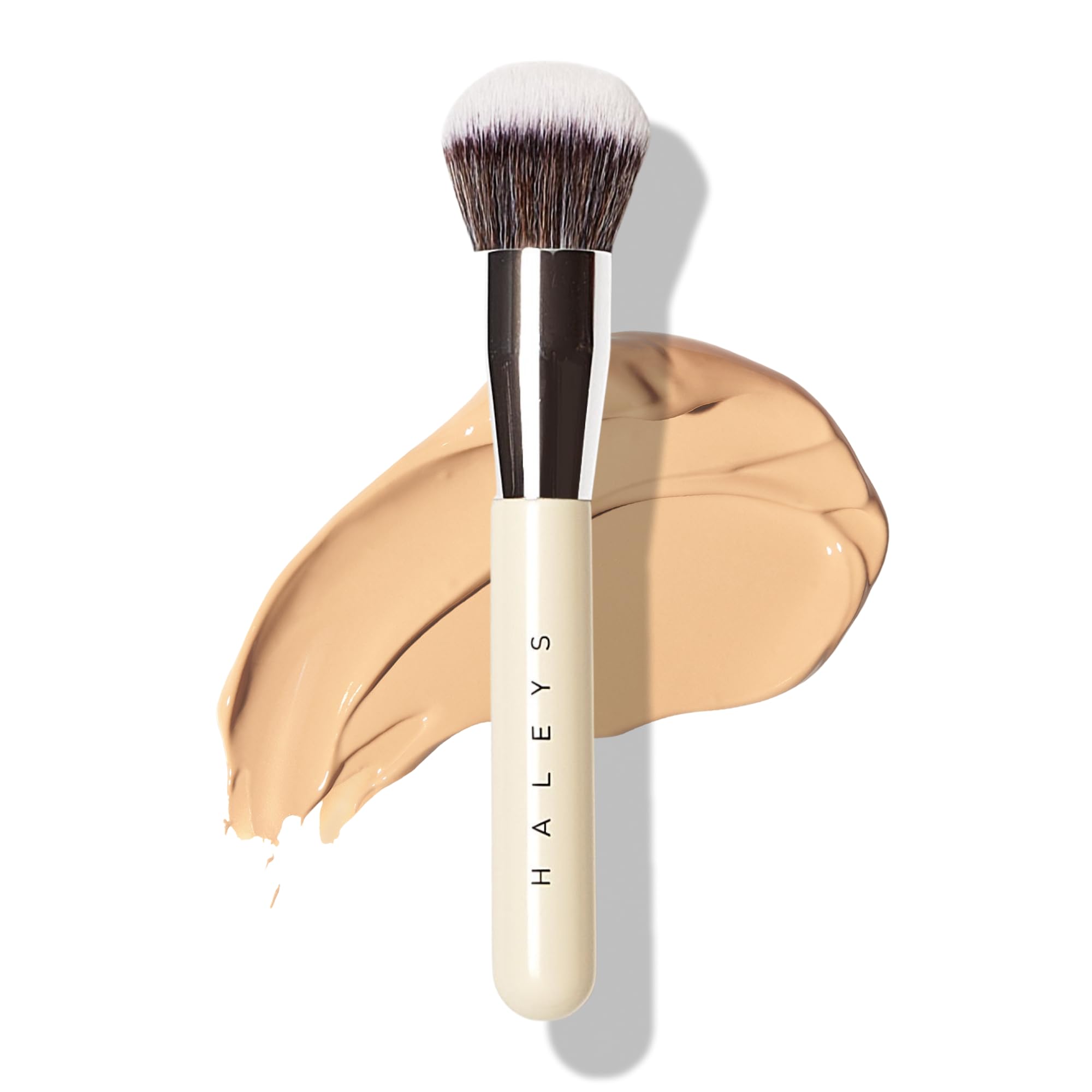 Haleys Beauty Kabuki Foundation Brush For Applying Powder, Foundation, Bronzer, Blush, and Mineral Make up, Soft Bristles, Seamless Blending, Makeup Brushes Essential, Vegan & Cruelty Free HALEYS buy supplements canada