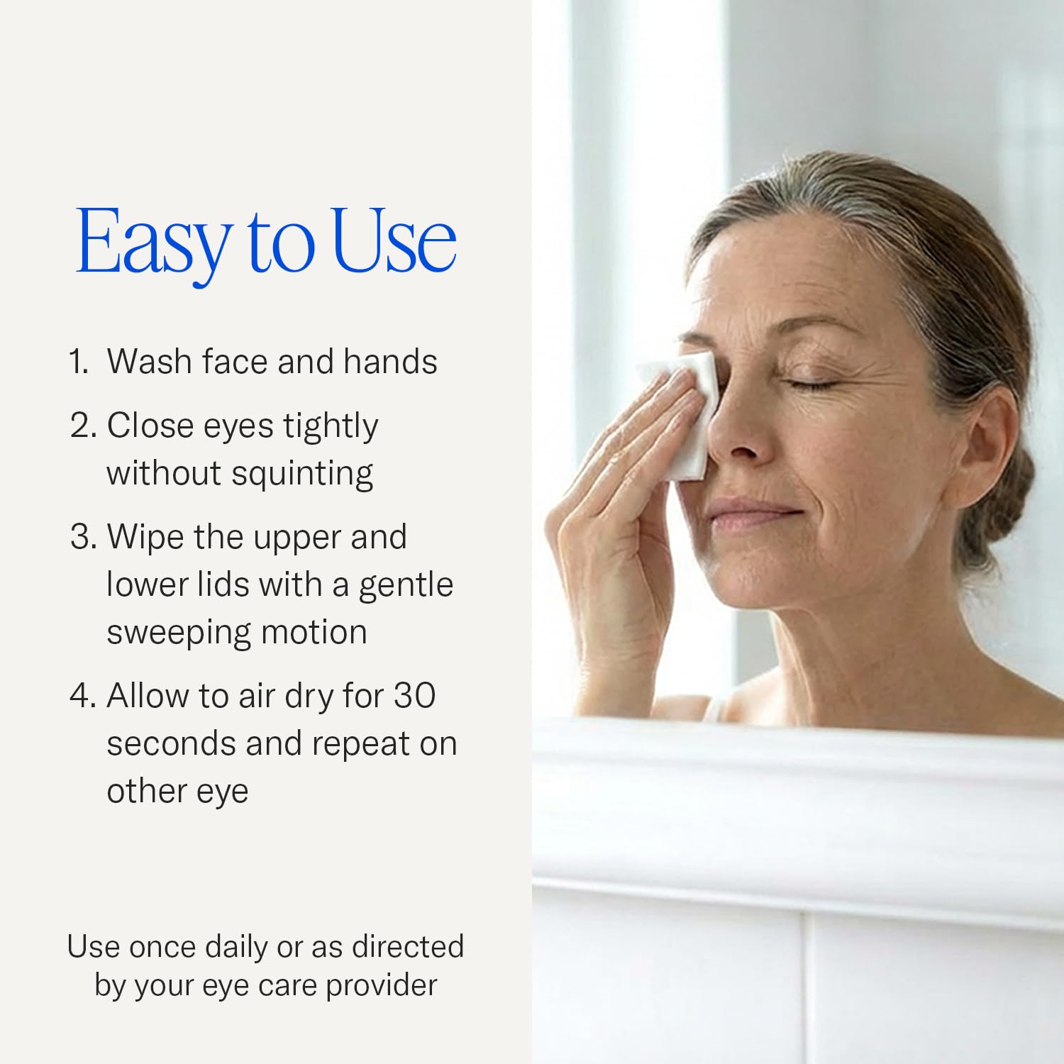 Cliradex Towelettes - Natural Face, Eyelash & Eyelid Cleanser - Wipes for Demodex, Blepharitis, Mgd and Red Irritated Eye Lid Cliradex buy supplements canada