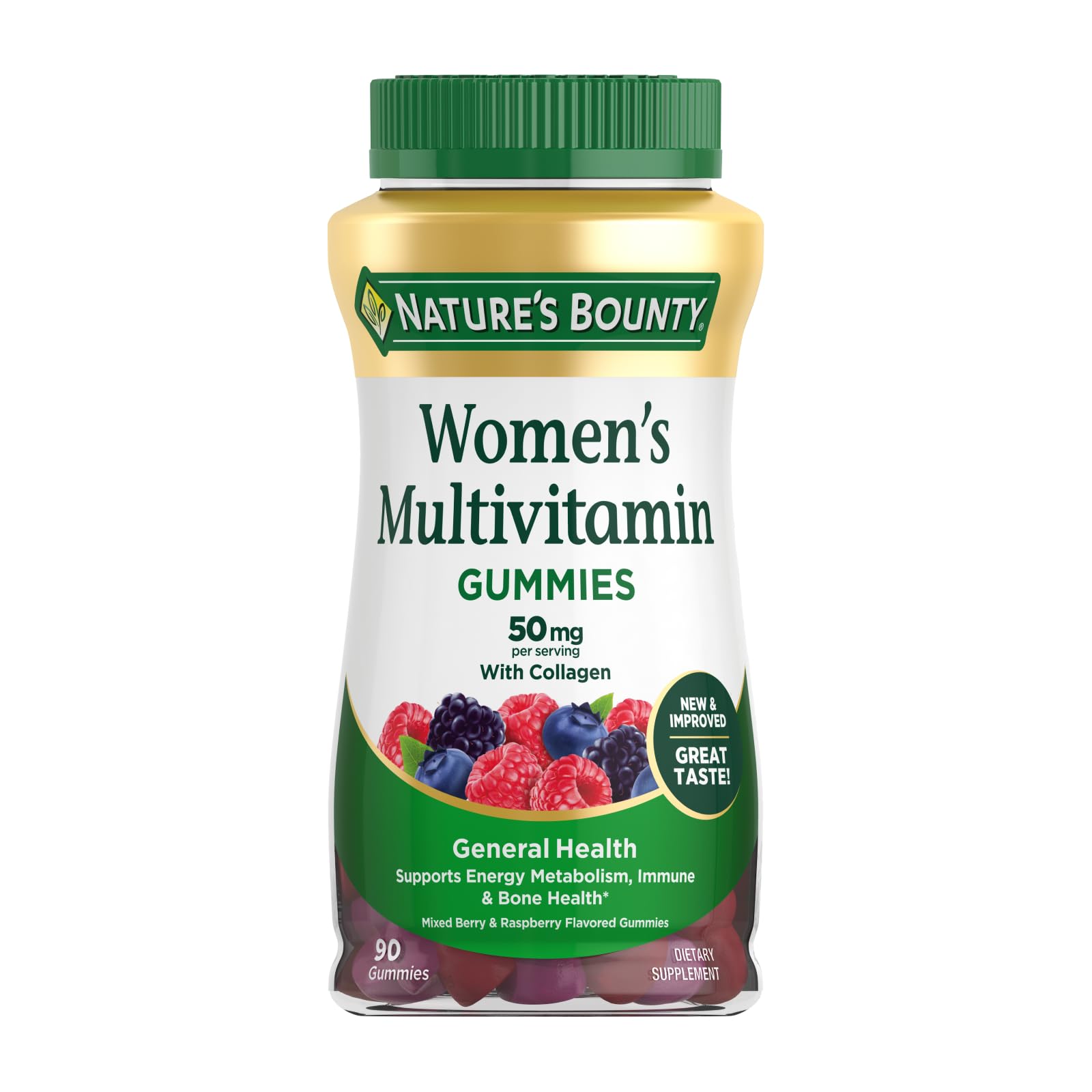 Nature's Bounty Women Multivitamin Gummies, Vitamin Supplements for Adults, General Health, Supports Immune and Bone Health, Nature's Bounty buy supplements canada