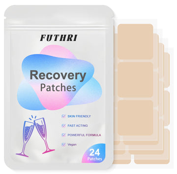 FUTHRI Recovery Patch 24 Pack: Wake Up Refreshed with Natural Ingredients - Waterproof & Skin-Friendly - Pre-Drink Patch for Festivals & Nights Out FUTHRI buy supplements canada