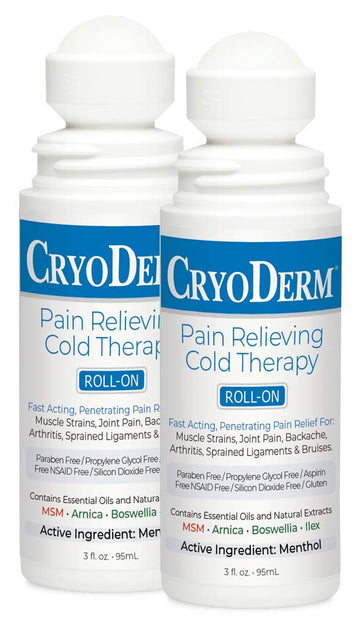 Cryoderm Pain Relieving Roll On 3 oz 2 PACK CryoDerm buy supplements canada