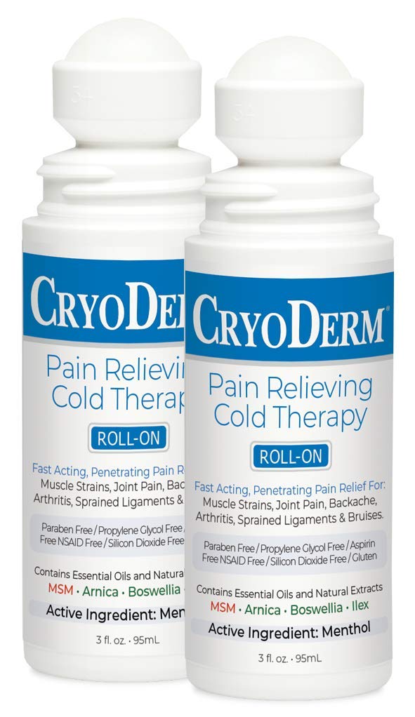 Cryoderm Pain Relieving Roll On 3 oz 2 PACK CryoDerm buy supplements canada