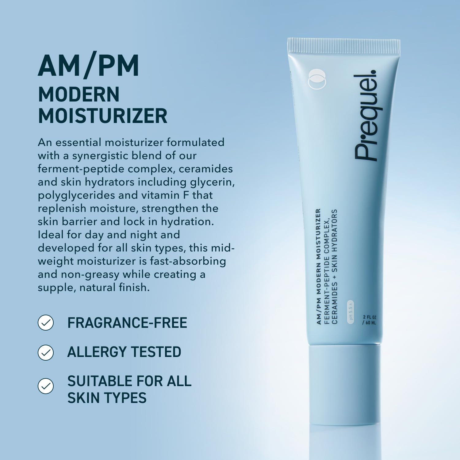 Prequel Skin AM/PM Modern Moisturizer – Hydrating Face Cream with Peptides, Ceramides Prequel buy supplements canada