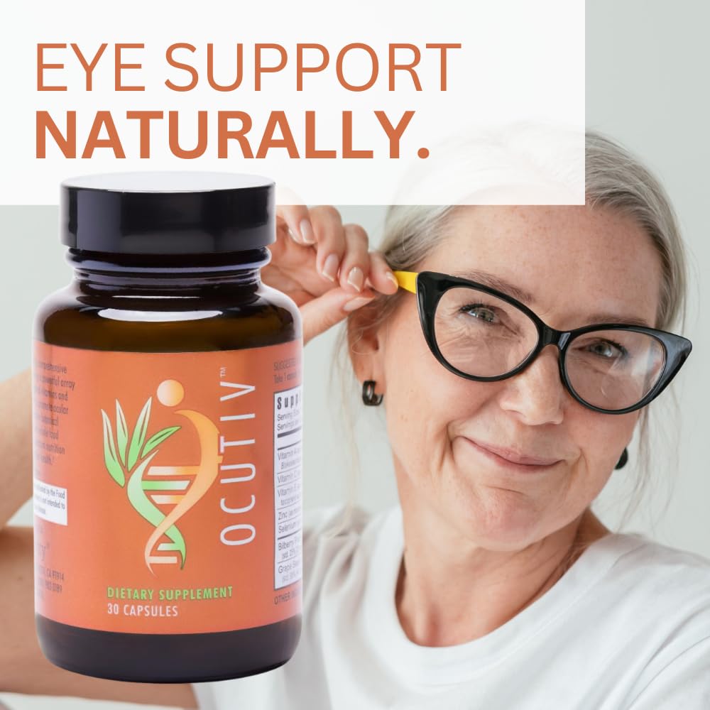 Youngevity Ocutiv™ - Eye Vitamin & Mineral Supplement - Contains Vitamin A, C, E, Zinc, Bilberry, Lutein, Lycopene, Zeaxanthin, Astaxanthin - 30 Capsules Youngevity buy supplements canada