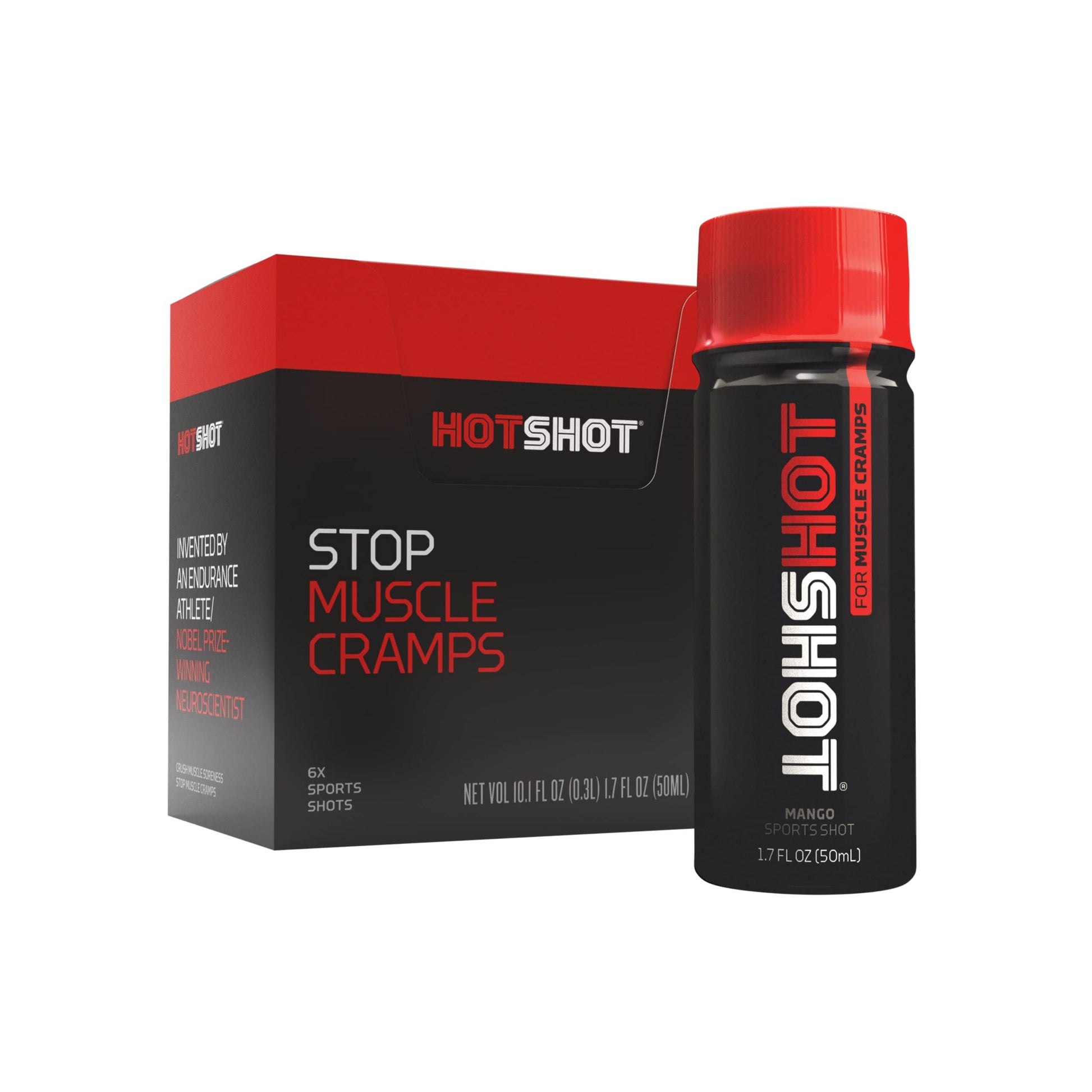 HOTSHOT Sports Shot Muscle Cramp Relief, All Natural Liquid Sports Drink, Scientifically HOTSHOT buy supplements canada