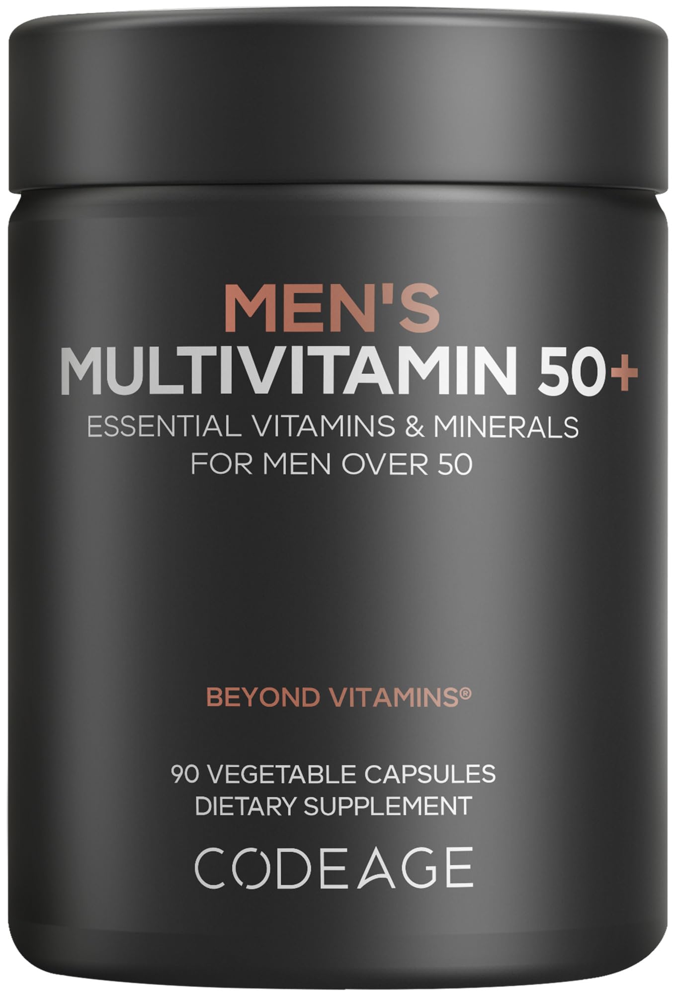 Codeage Men's Multivitamin 50+ Supplement - Essential Vitamins for Men Over 50 Years Old, Minerals, CoQ10, Turmeric, Saw Palmetto, Maca, Panax Ginseng, Probiotics & Botanicals - Non-GMO - 90 Capsules Codeage buy supplements canada