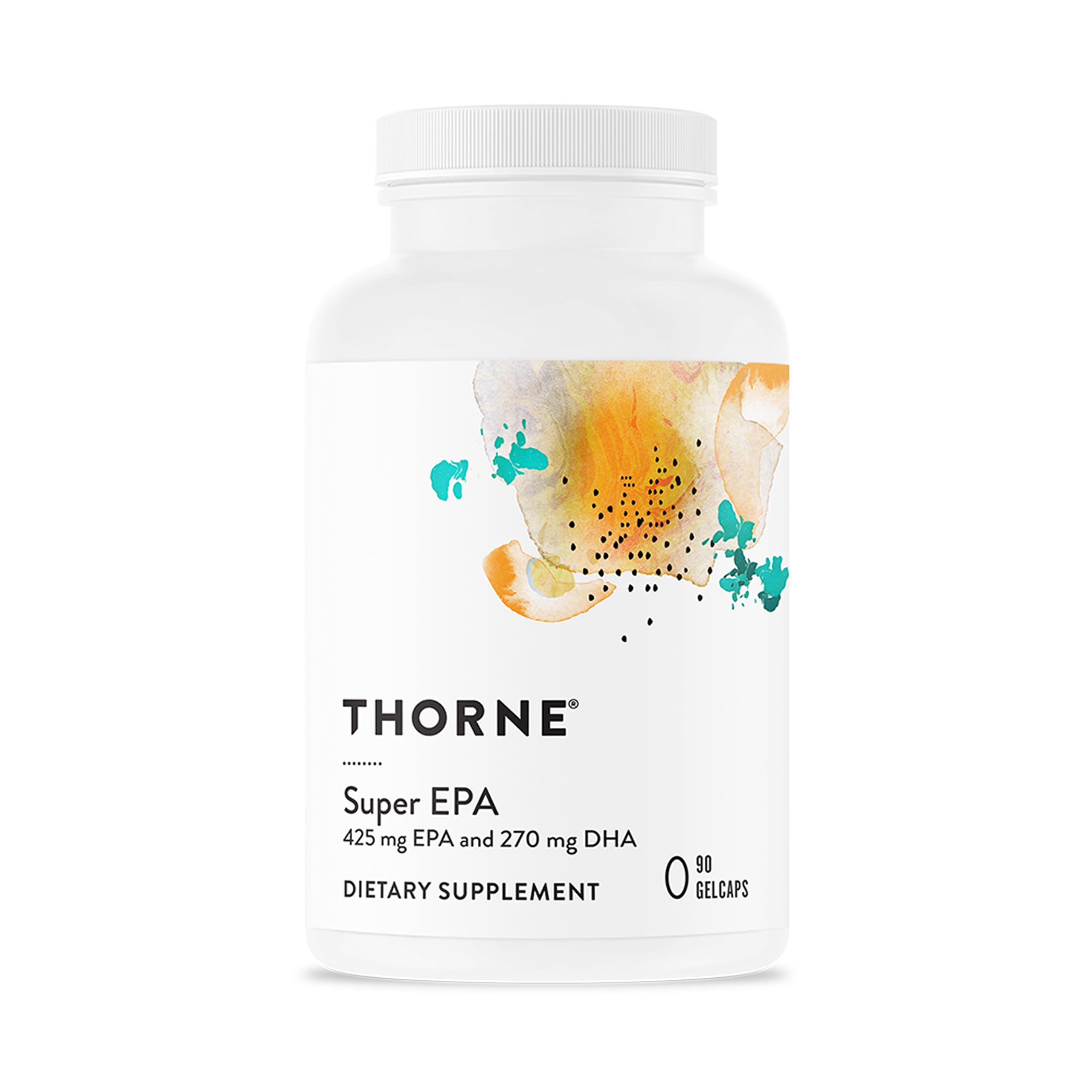 THORNE - Super EPA - Omega-3 Fatty Acids EPA 425mg & DHA 270mg Supplement - Support Brain, Cardiovascular, Joints & Skin* - Gluten, Dairy & Soy-Free - 90 Gelcaps THORNE buy supplements canada