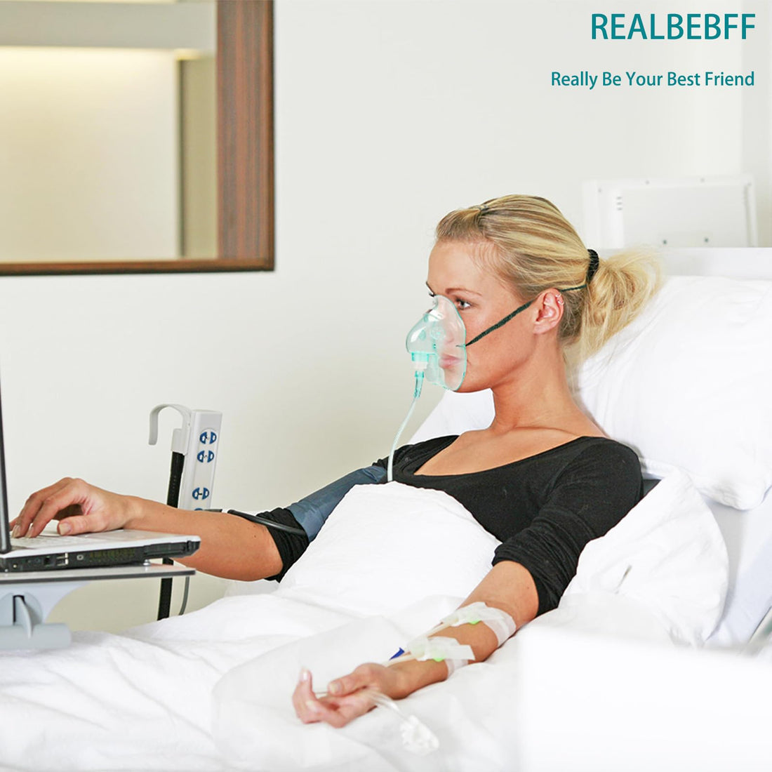 2 Pack Oxygen Mask for Face Adult with 6.6 Ft Tube and Adjustable Elastic Strap - Size XL REALBEBFF buy supplements canada