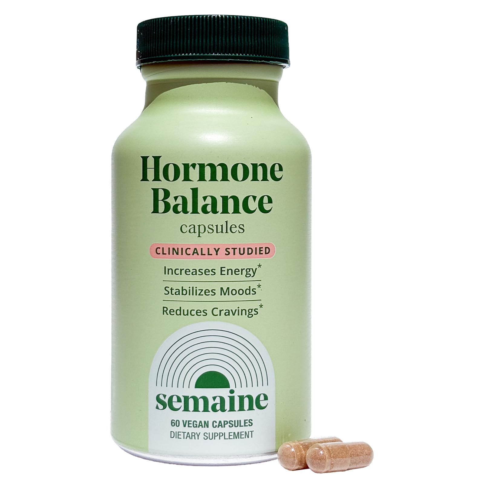 Semaine Hormone Balance – Clearer Skin, Enhanced Moods, Deeper Sleep & Happier Hormones. Hormone-Free, Vegan Capsule, Multi-Symptom Support (60 ct) Semaine buy supplements canada