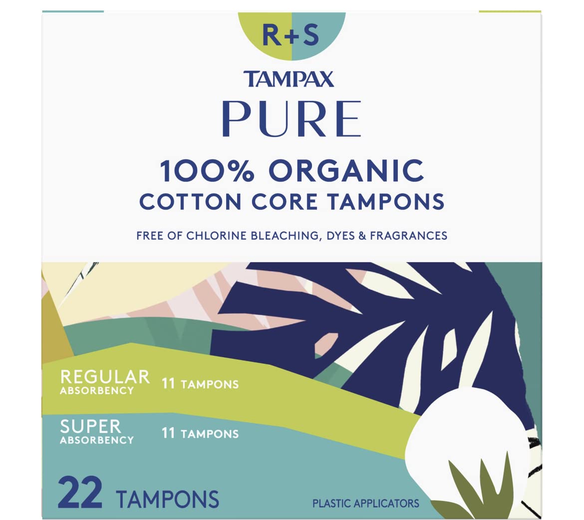 Tampax PURE COTTON 22-pack (11 Regular/11 Super) Tampax buy supplements canada