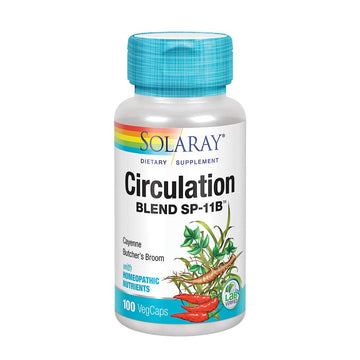 SOLARAY Circulation Blend SP-11B | Herbs & Cell Salt for Healthy Circulatory System Support | 50 Servings | 100 VegCaps SOLARAY buy supplements canada