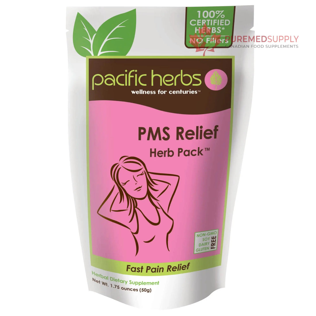 Pacific Herbs Natural PMS Relief Herb Extract Pacific Herbs buy supplements canada