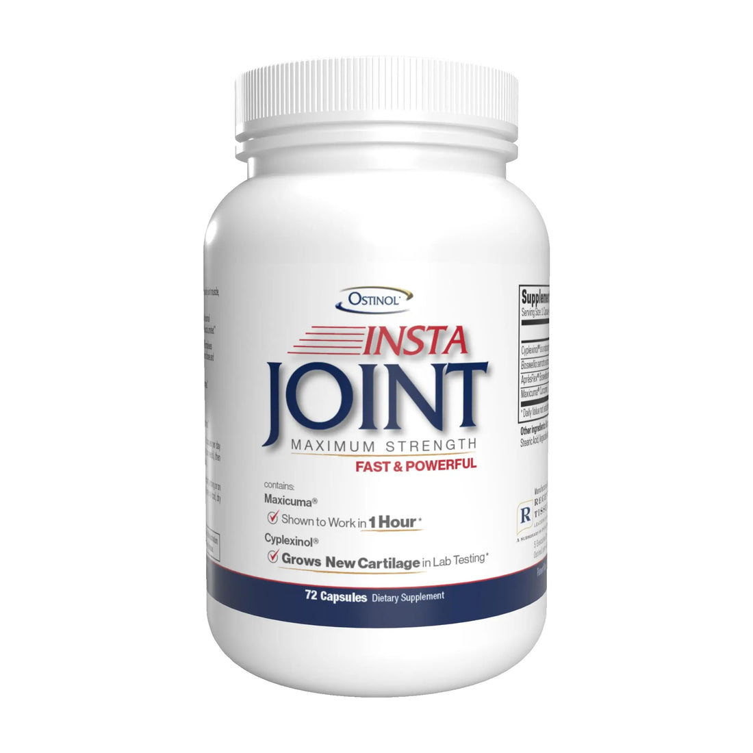Ostinol Insta Joint Maximum Strength – Advanced Joint Support Capsules with Cyplexinol®, Maxicuma®, ApresFlex® & Boswellia – Supports Cartilage, Flexibility & Mobility – 72 Capsules ZYCAL buy supplements canada