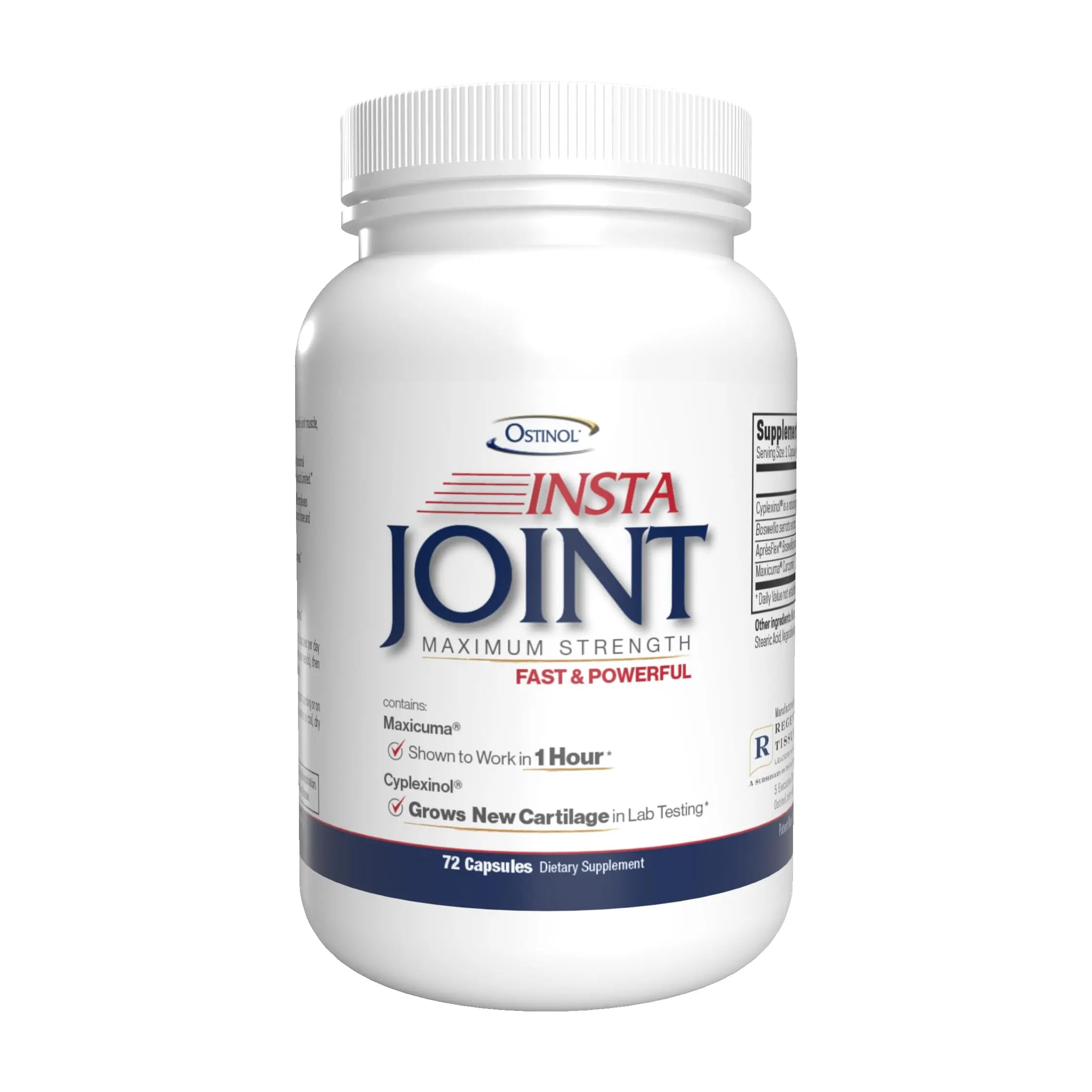 Ostinol Insta Joint Maximum Strength – Advanced Joint Support Capsules with Cyplexinol®, Maxicuma®, ApresFlex® & Boswellia – Supports Cartilage, Flexibility & Mobility – 72 Capsules ZYCAL buy supplements canada