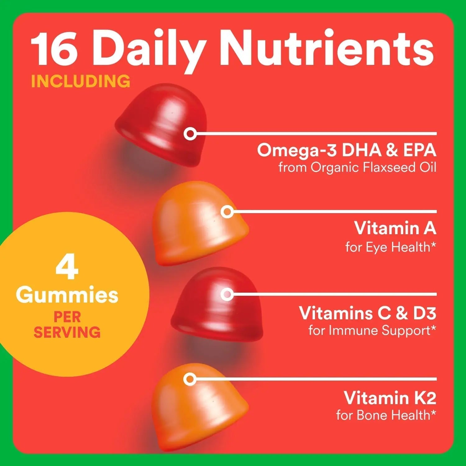 SmartyPants Organic Kids Multivitamin Gummies: Omega 3 (ALA), Vitamin D3, C, Vitamin B12, B6, A, K & Zinc for Immune Support, Biotin SmartyPants buy supplements canada