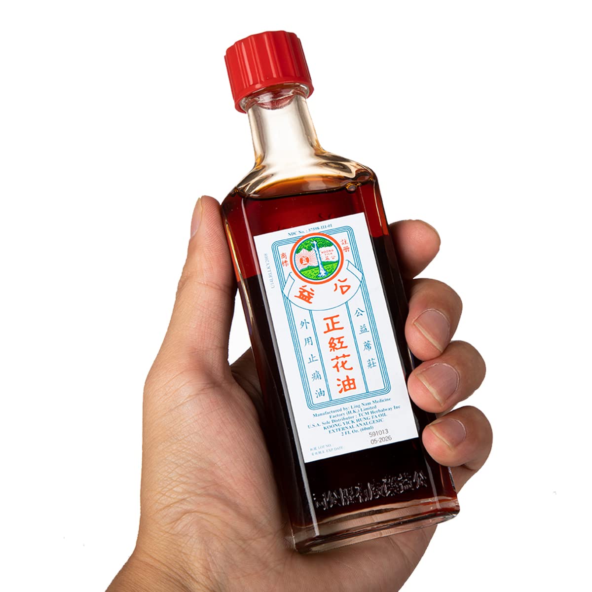 Koong Yick Hung FA Red Flower External Analgesic Oil, Simple Backache Arthritis Strains Bruises Sprain, Authentic US Import (One Pack) Koong Yick buy supplements canada