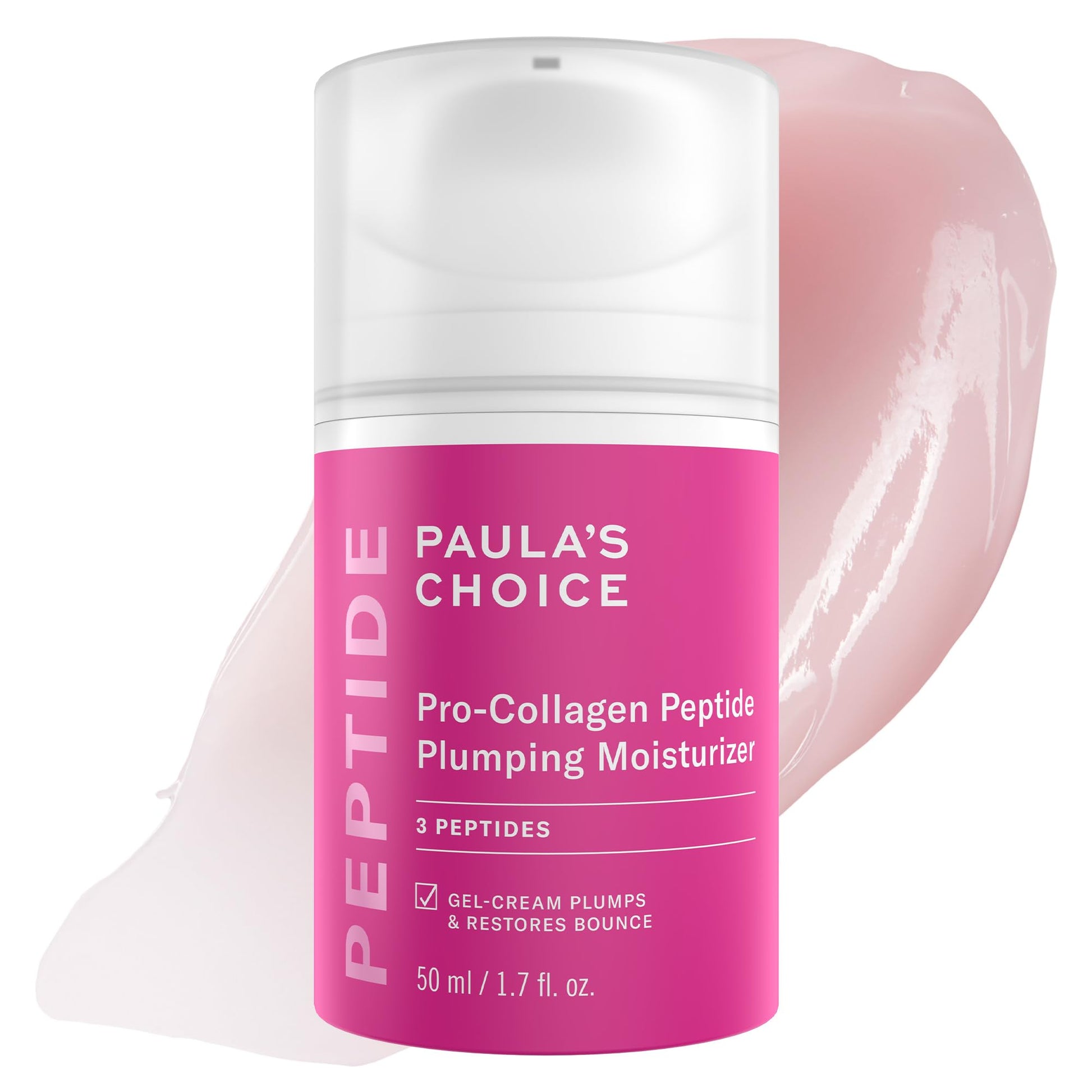 Paula's Choice Pro-Collagen Peptide Plumping Face Moisturizer, Daily Gel Face Cream for Deep Lightweight Hydration, Wrinkles & Loss of Firmness, Fragrance-Free, 1.7 Fl Oz Paula's Choice buy supplements canada