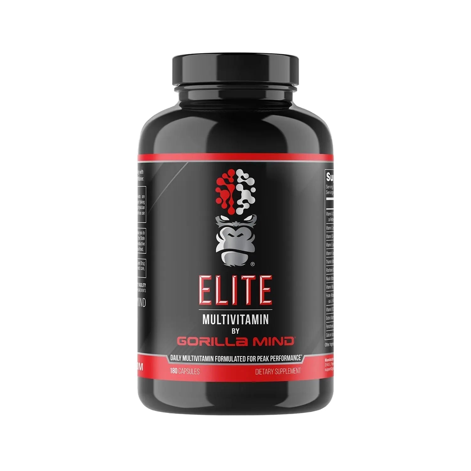 Gorilla Mind Elite Multi-Vitamin (180 Capsules) – Daily Multivitamin Formulated for Peak Performance | 27 Nutrients to Backfill Micronutrient Shortcomings Gorilla Mind buy supplements canada