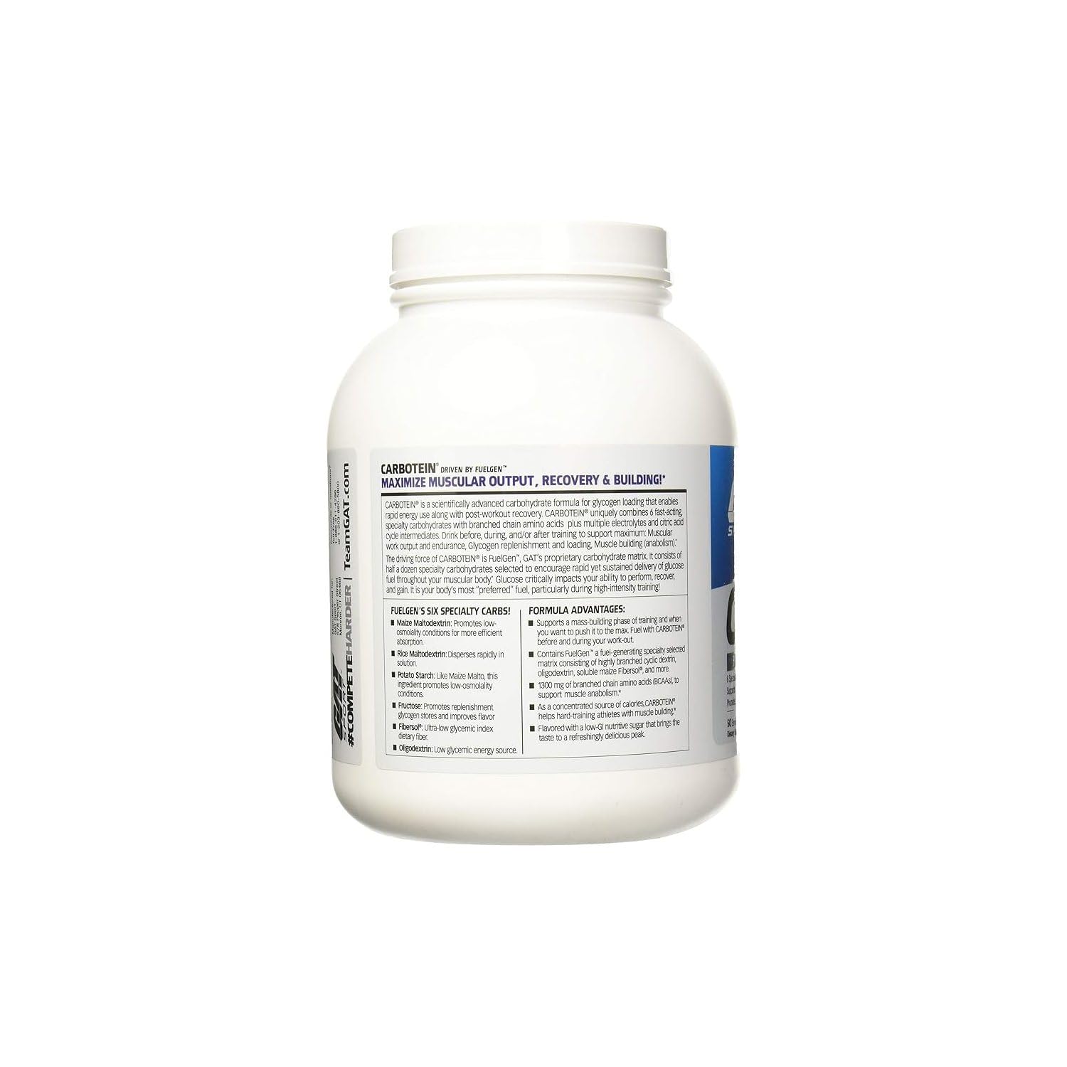 GAT SPORT Carbotein High-Performance Glycogen Loader, 50 Servings (Grape) GAT SPORT buy supplements canada