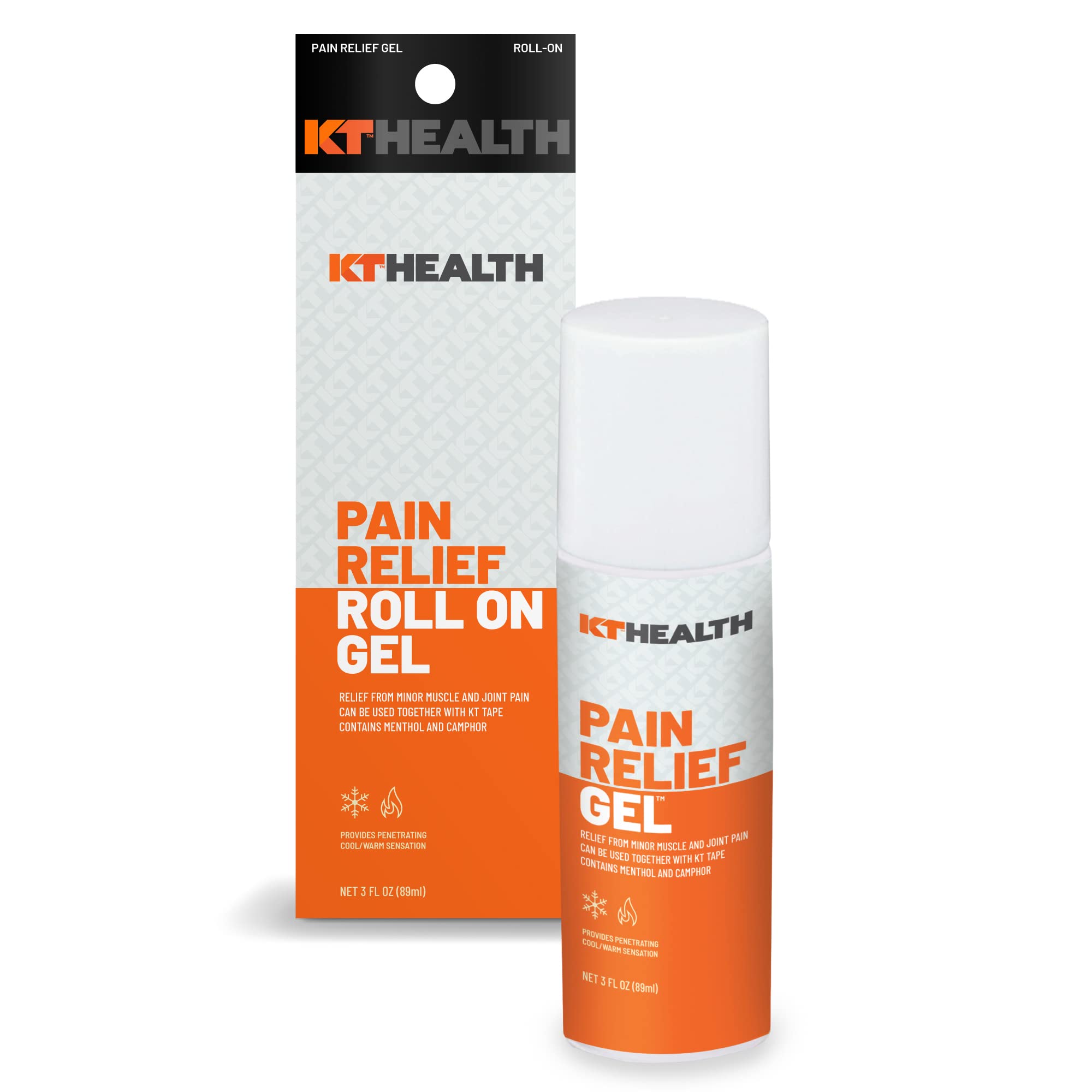 KT Tape Health, Pain Relief Gel, Time-Released Topical Relief from Back Pain, Sciatica and Arthritis, 3.0 oz Roll-On KT Tape buy supplements canada