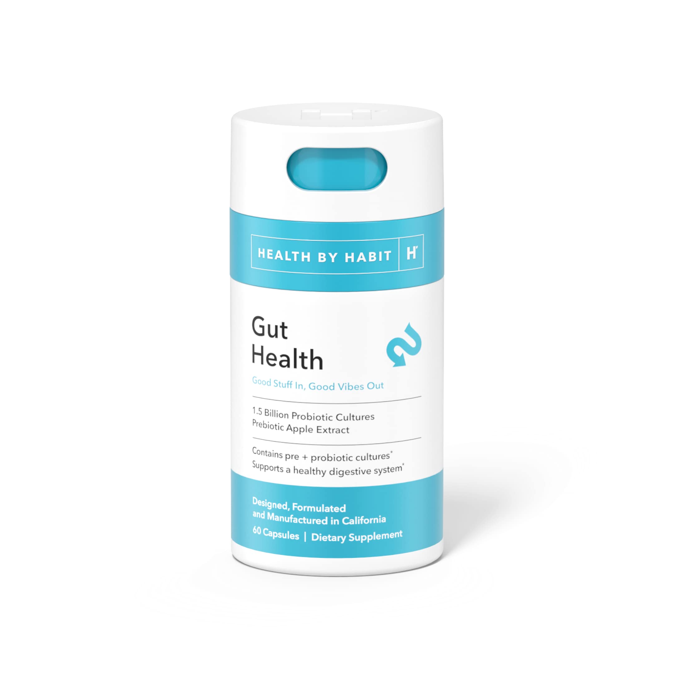Health By Habit Gut Health Supplement (60 Capsules) - Contains 1.5 Billion probiotic Health By Habit buy supplements canada