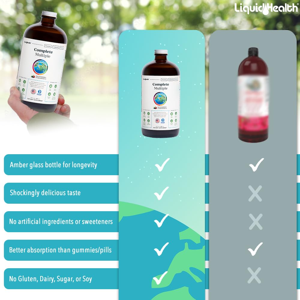 LIQUIDHEALTH 32 Oz Liquid Multivitamin for Adult Men & Women - Complete Multiple LIQUIDHEALTH buy supplements canada
