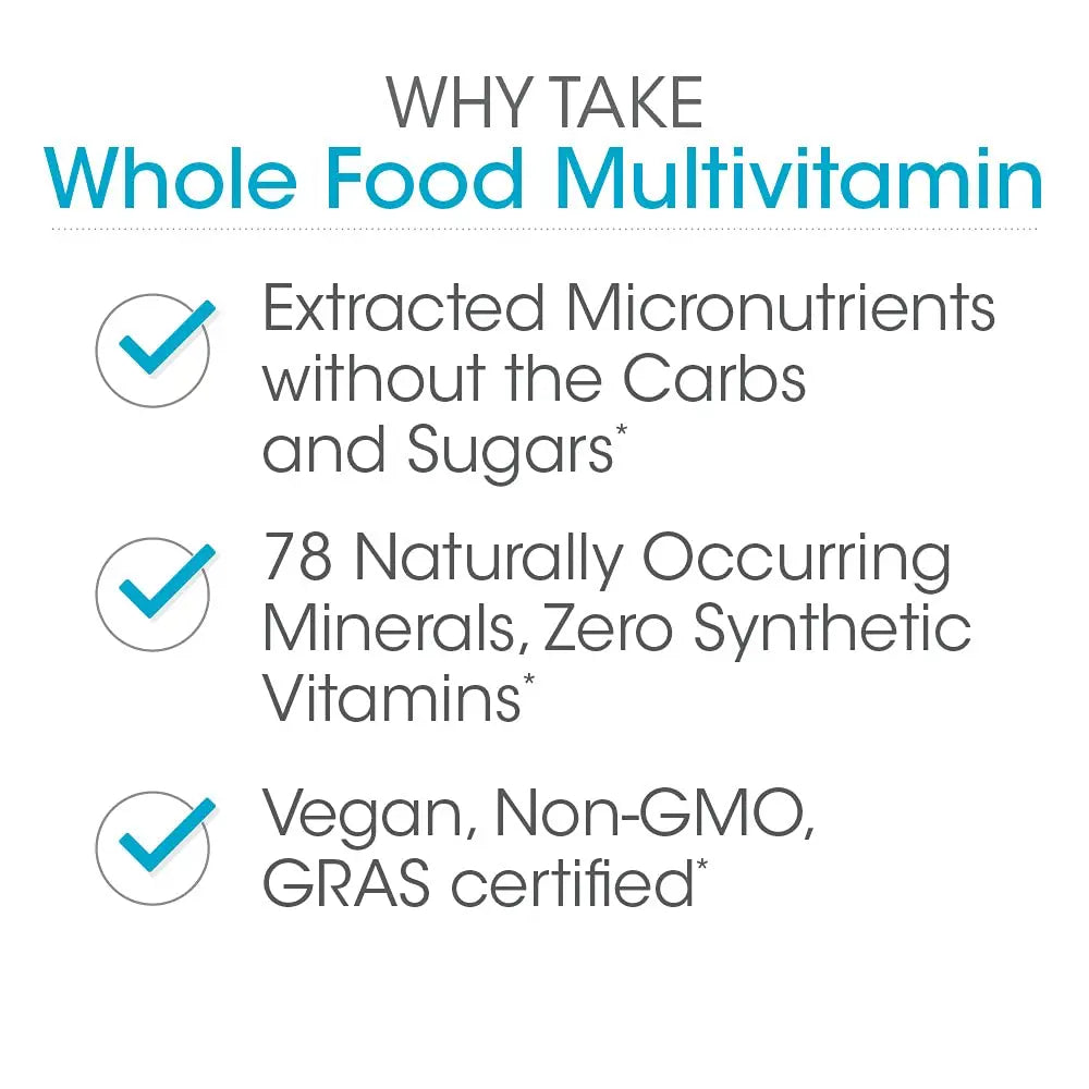 Silver Fern Whole Food Daily Multi Vitamin w/Trace Mineral Blend Supplement - 2 Bottles - 60 Vegicaps Each - 60 Day Supply Silver Fern buy supplements canada