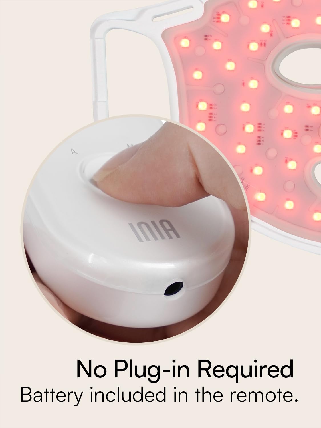 INIA GLOW Light Therapy Mask for Face, LED Mask with Red Blue Green Light and Advanced Near-Infrared INIA buy supplements canada