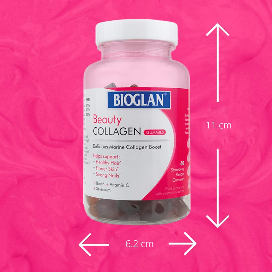 Bioglan Collagen Gummies | 1000mg | Hydrolysed Marine Collagen | Biotin Bioglan buy supplements canada