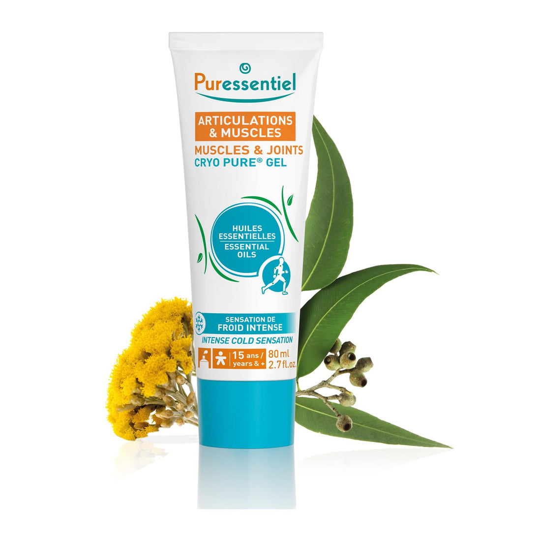 Puressentiel Muscles and Joints Cryo Pure Gel - Intense Cold Effect - Non-Sticky Formula with 14 Calming Essential Oils - Muscle Relaxer - 2.7 oz Puressentiel buy supplements canada