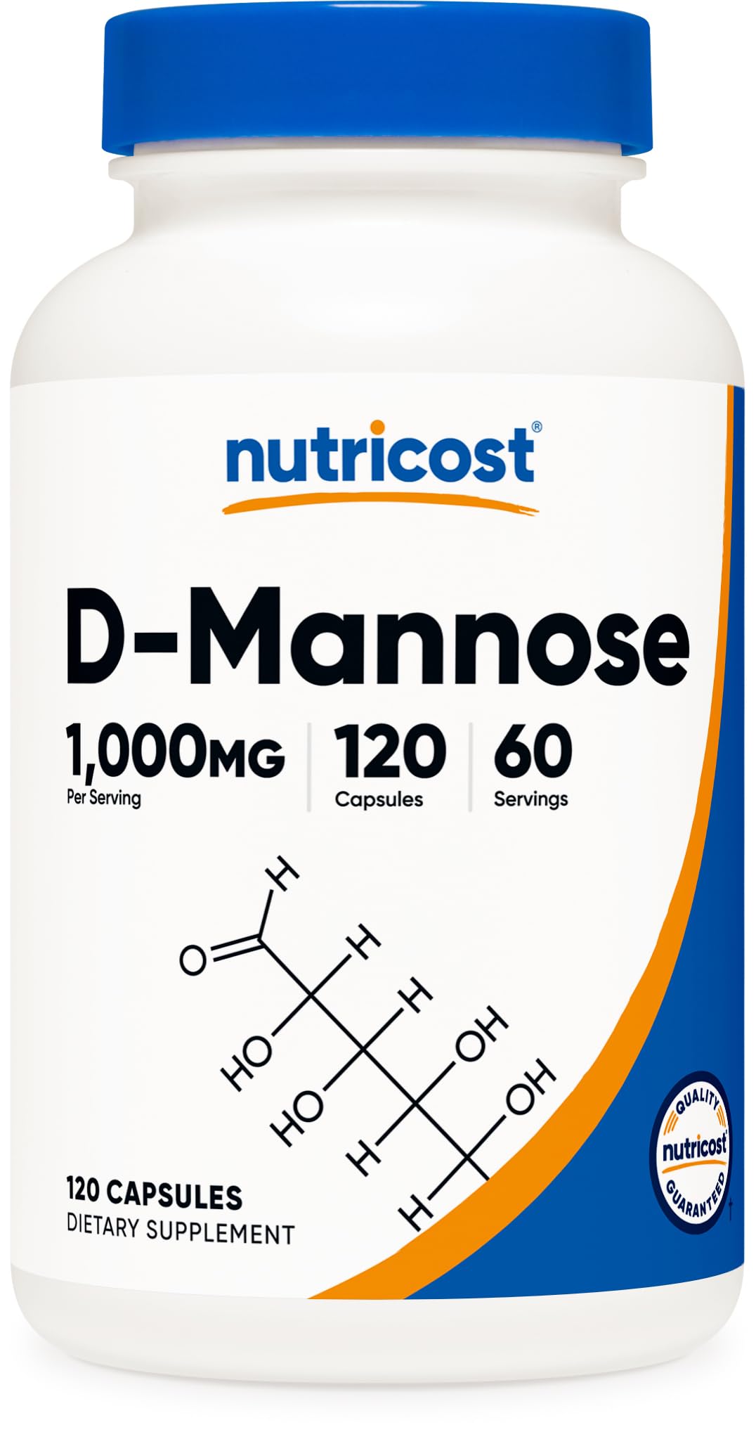 Nutricost D-Mannose 1000mg Per Serving, 120 Capsules - 500mg Per Capsule, Urinary Tract Health, Non-GMO and Gluten Free Nutricost buy supplements canada