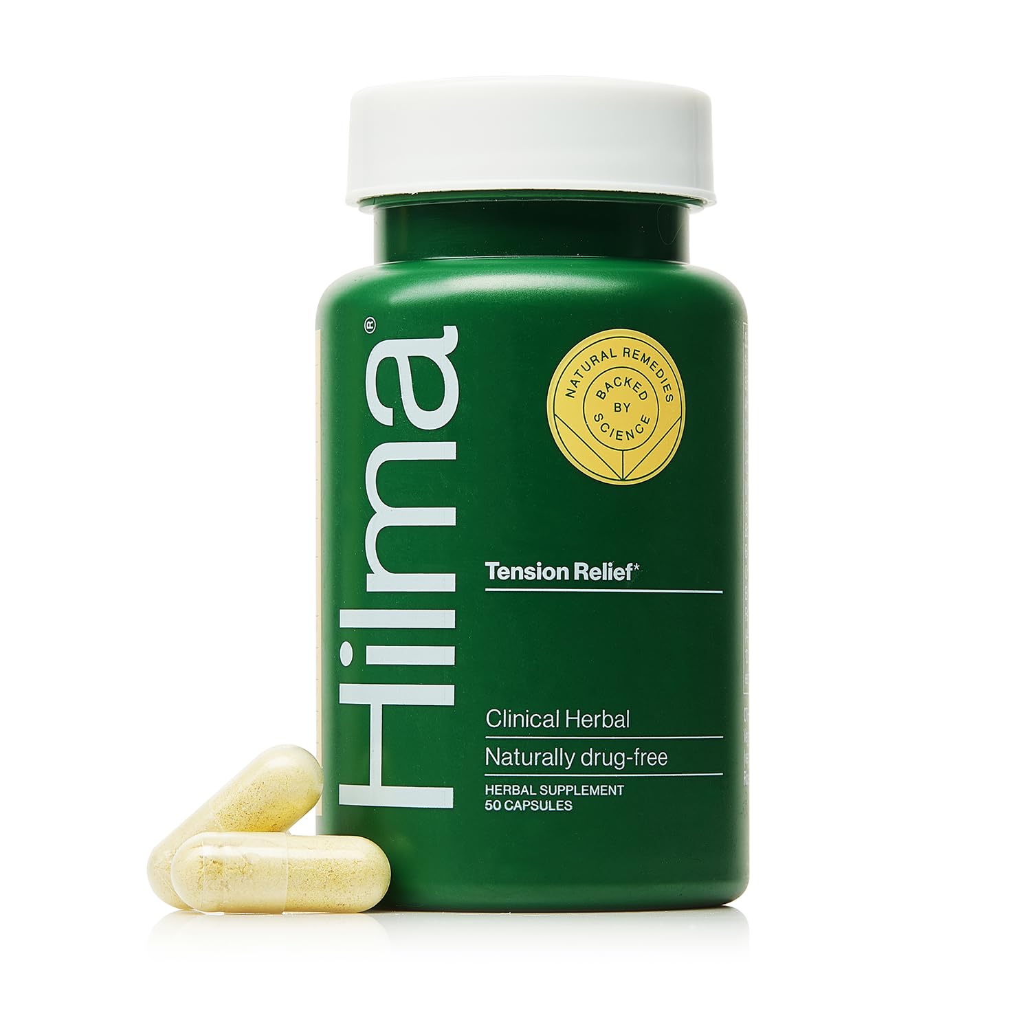 Hilma Natural Tension Headache Relief, Supplements with Magnesium, Boswellia and Feverfew, 50 Vegan Capsules Hilma buy supplements canada