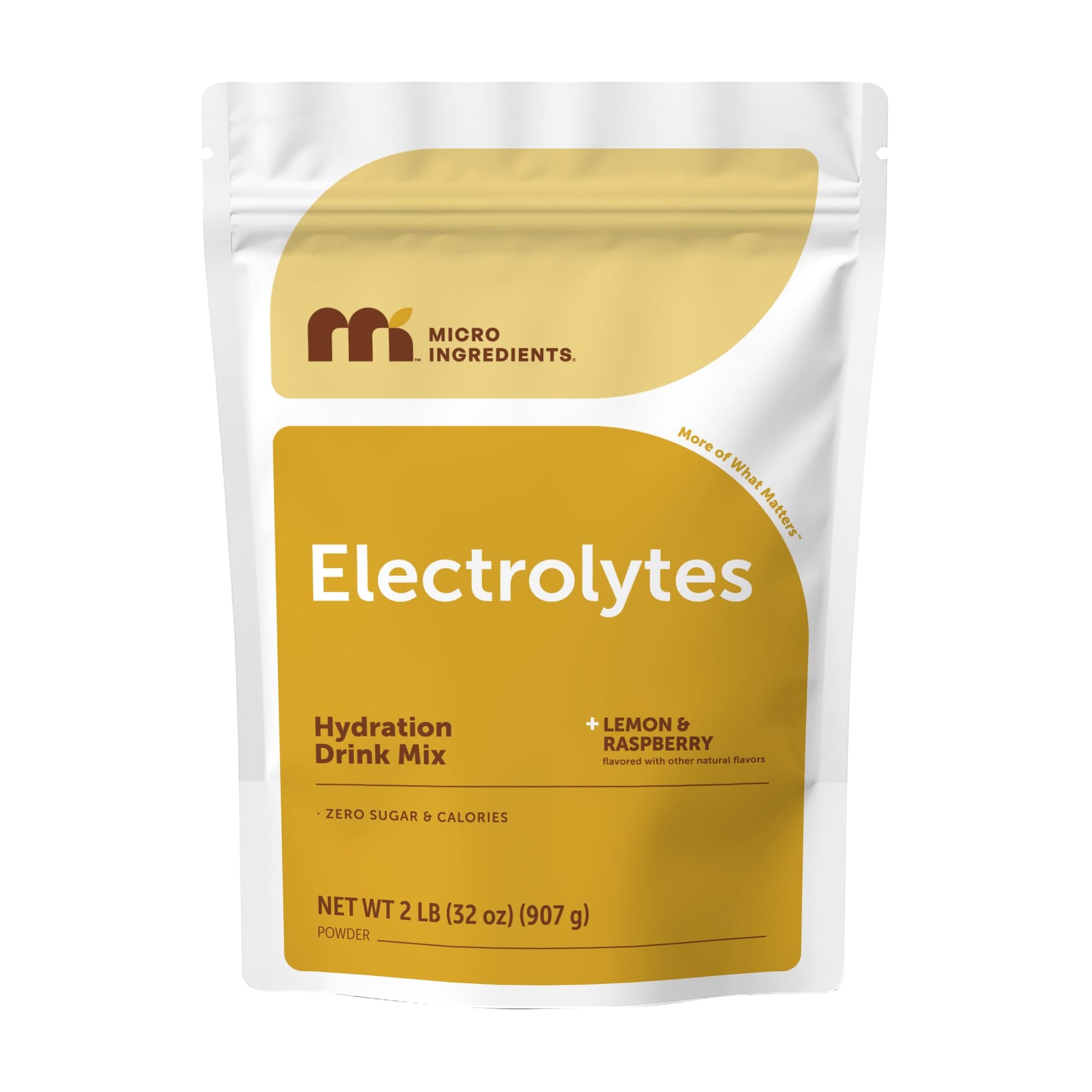 Micro Ingredients Electrolyte Powder, 2 lbs (139 Servings) | Lemon Raspberry Flavor | High Potassium (1,000mg) + Coconut Water & Real Lemon Juice Micro Ingredients buy supplements canada