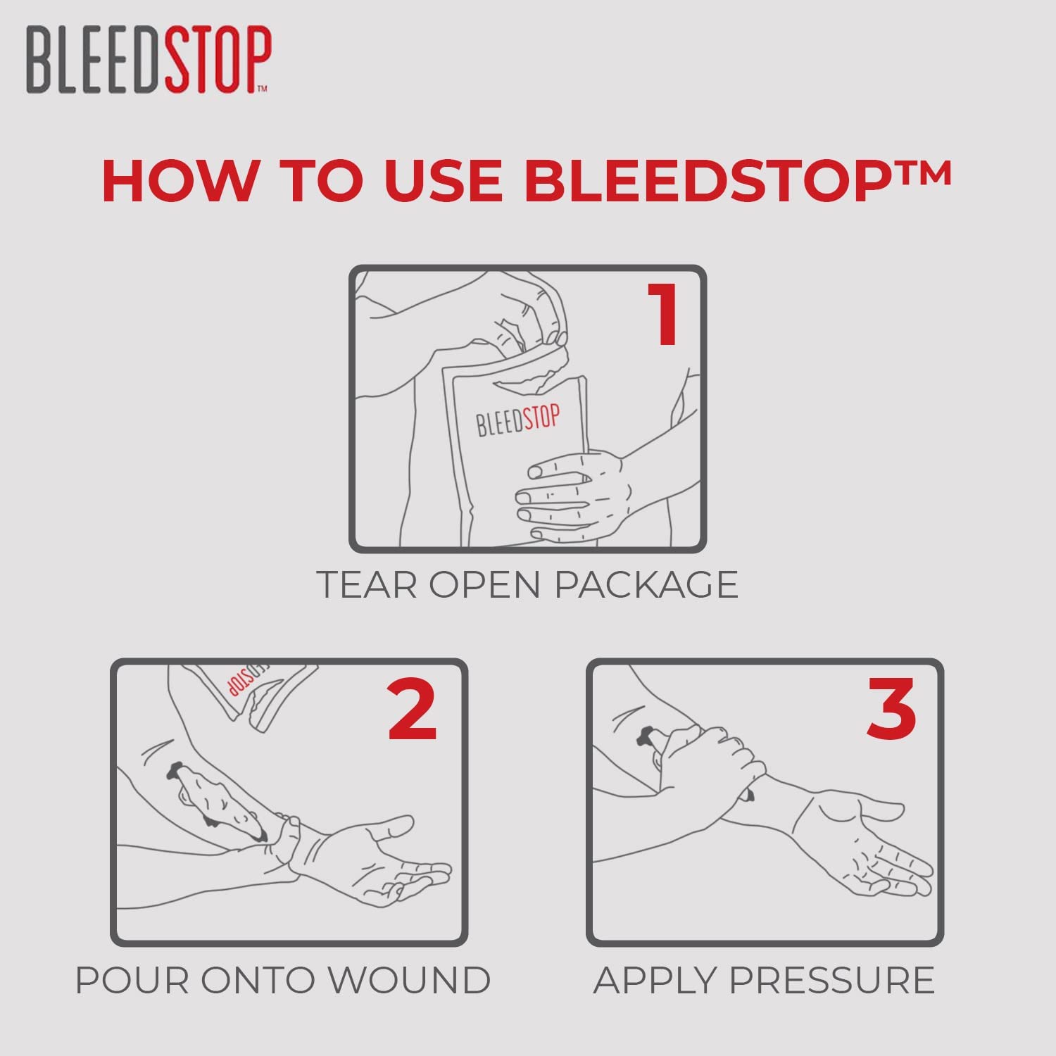 BleedStop™ First Aid Powder for Blood Clotting, Trauma Kit, Blood Thinner BleedStop buy supplements canada