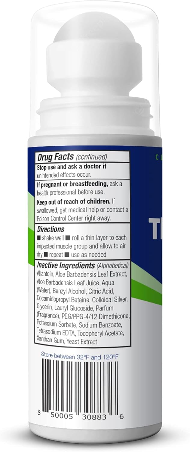 Theraworx Relief for Muscle Cramps Roll-On Fast-Acting Muscle Spasm, Leg Soreness with Magnesium Sulfate - 2.5 oz - 2 Count Theraworx buy supplements canada