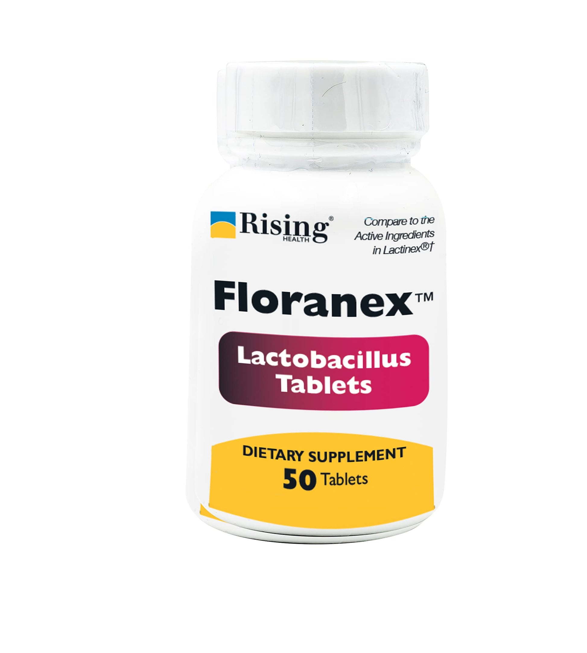 Rising Health - Floranex Tablets - Lactobacillus Probiotic Dietary Supplements - 50 Tablets Rising buy supplements canada