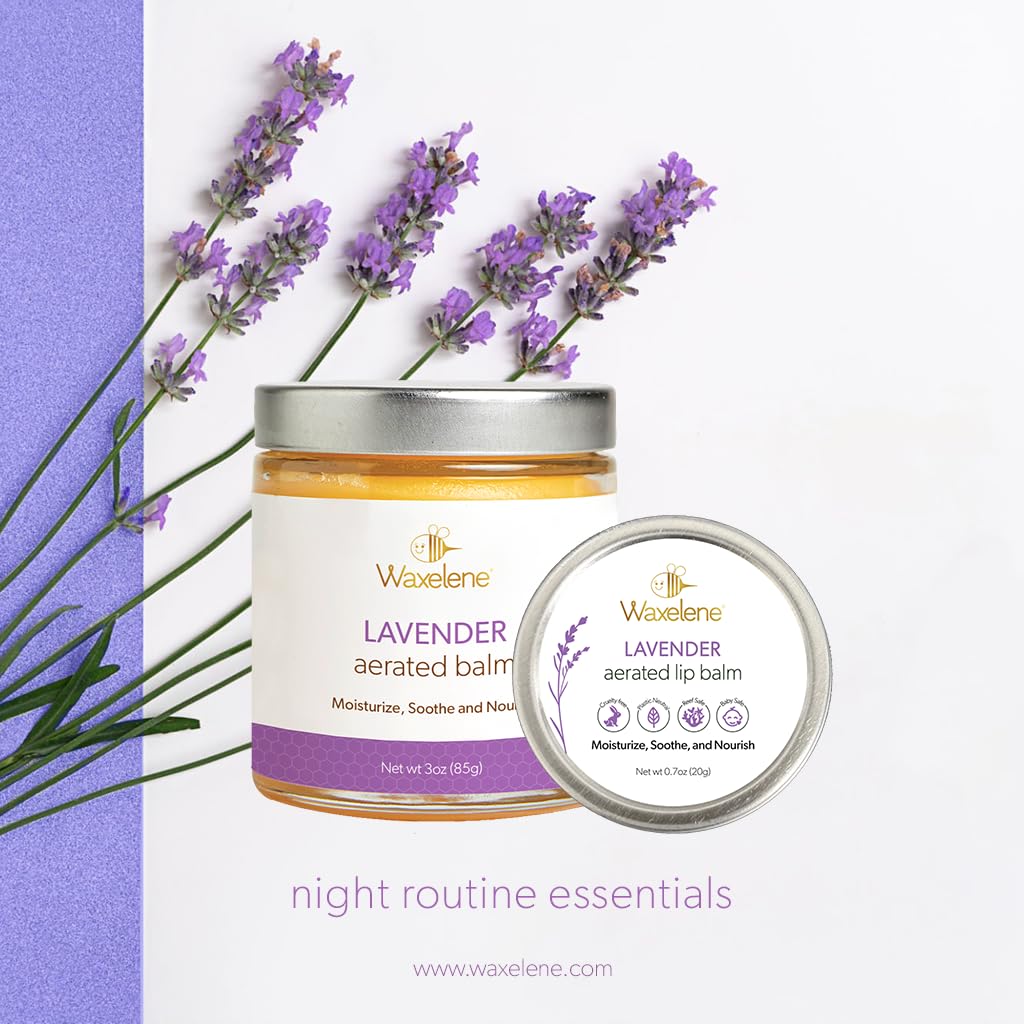 Lavender Aerated Lip Balm tin - Single Waxelene buy supplements canada