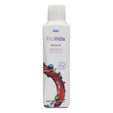 4Life Transfer Factor RioVida Tri-Factor Formula - Liquid Immune and Health Support with Vitamin C, Elderberry, Aronia Berry, Macqui, Blueberry, and Acai - Single Pack 4Life buy supplements canada