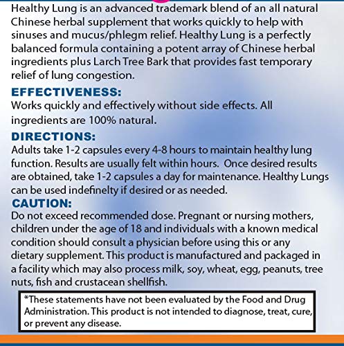 Healthy Lungs 120 Capsules - Improve Lung Function, Breathe Better, Stop Mucus, Phlegm and Allergies Quickly. Get Relief Fast with Healthy Lungs an All Natural Lung Health Supplement Serrasolv 360 buy supplements canada