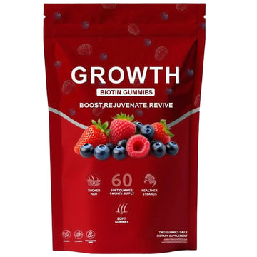 BDQBDQ Lumin Hair Growth Gummies, Infused with Biotin, Vitamins, and Botanical Extracts to Support Healthy Hair Growth and Strength BDQBDQ buy supplements canada