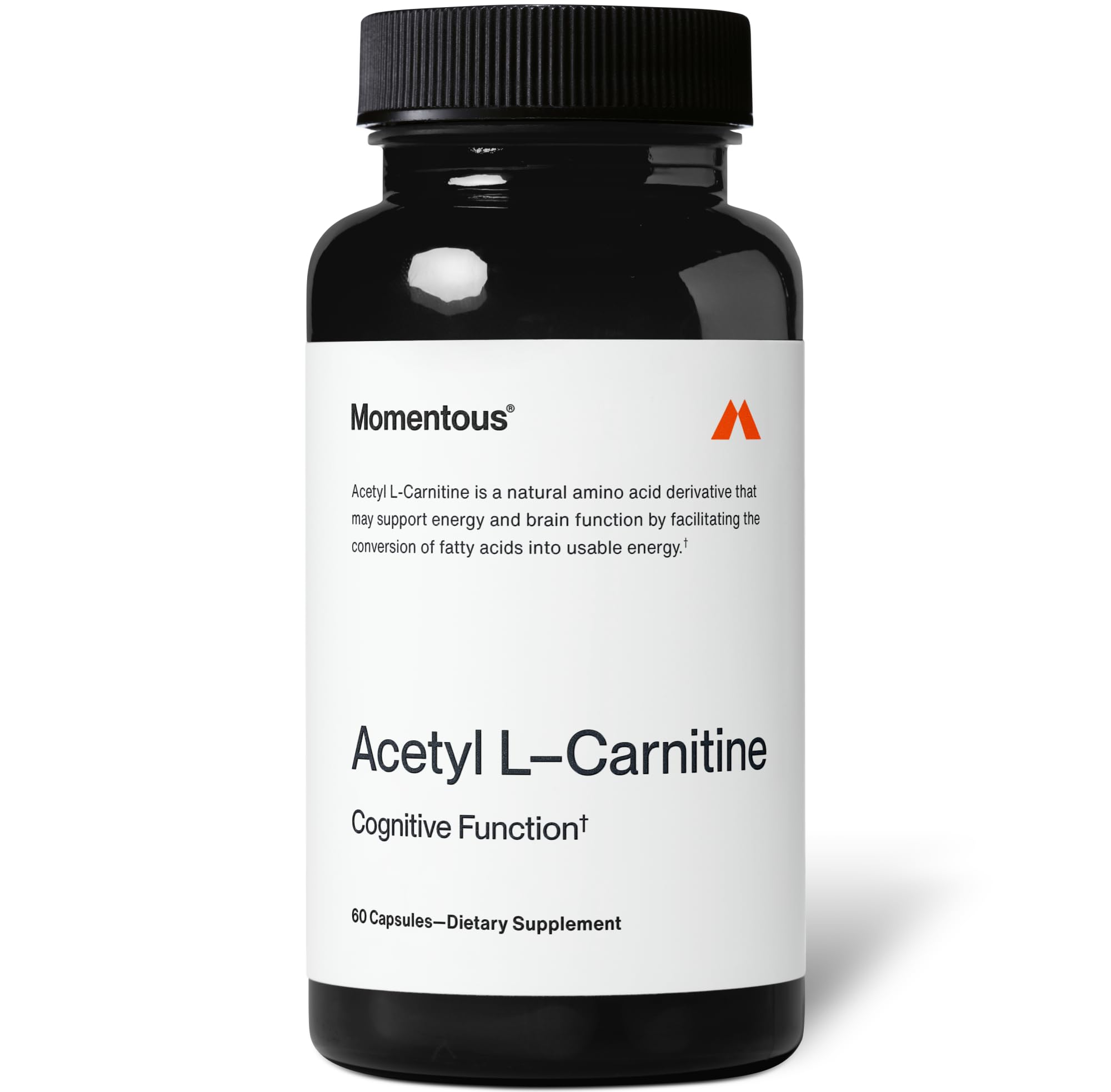Momentous Acetyl L-Carnitine, Brain Function & Cognitive Support Supplement, Boosts Mental Clarity & Energy Production, NSF Certified for Sport, 500 mg, 60 Servings Momentous buy supplements canada
