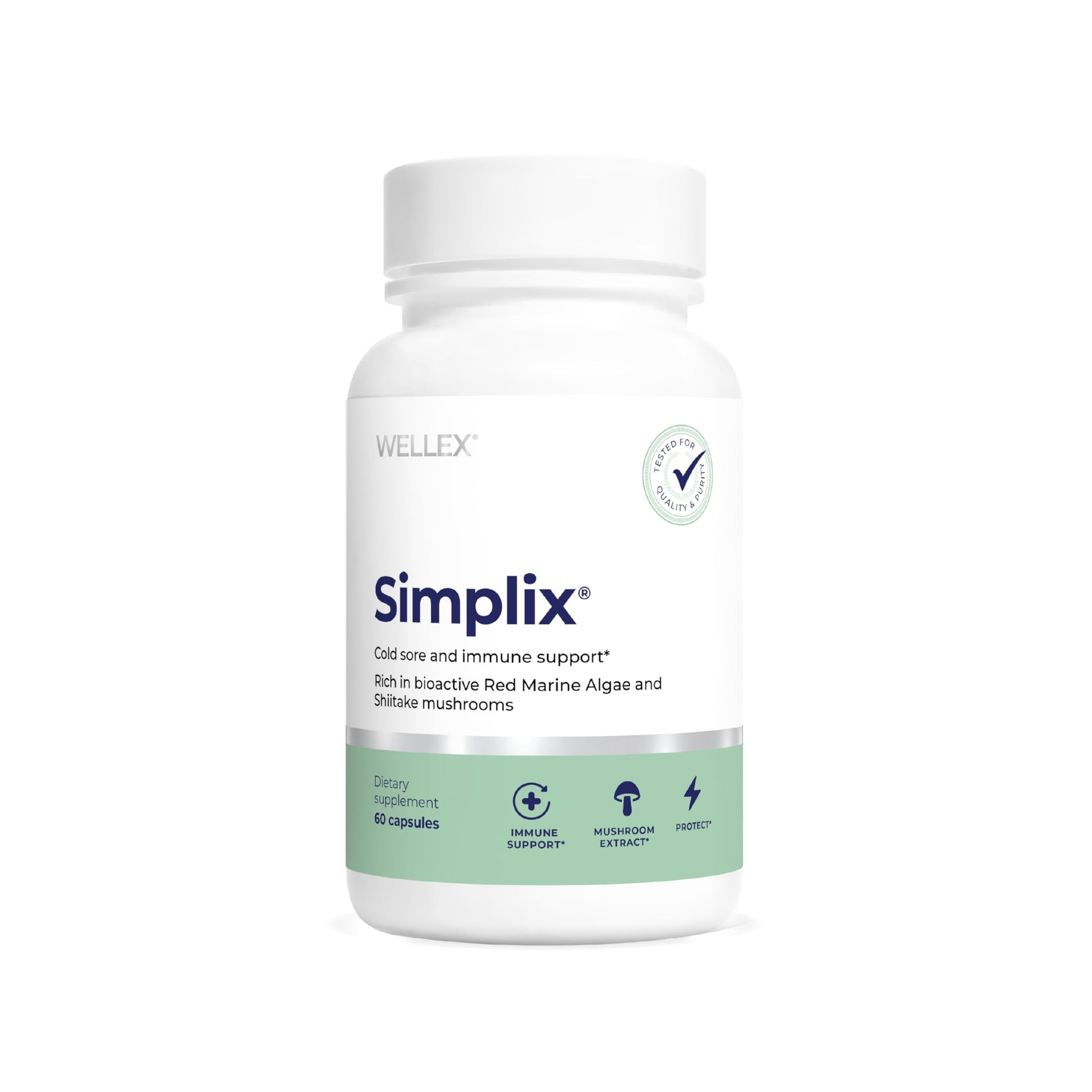 Simplix | Natural Supplement to Strengthen The Immune System | Respond to Outbreaks | Source of Highly Researched Mushroom & Seaweed Polysaccharides 60 Veggie Capsules (1 Pack) Papillex buy supplements canada