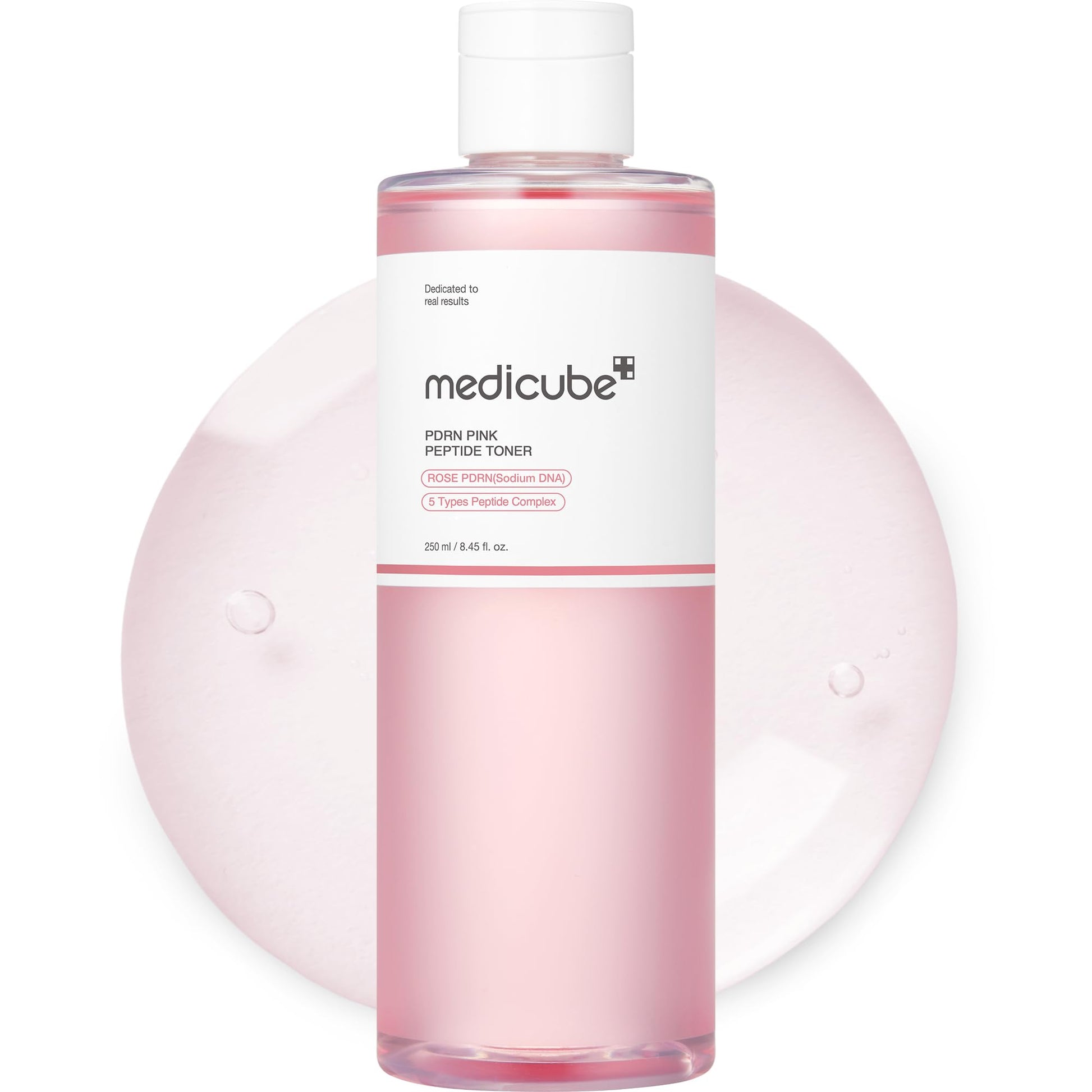 medicube PDRN Toner Rose PDRN Peptide Toner | Lightweight & Watery Type for Skin Boosting, Soothing and Calming, Uneven Skin Tone | with Rose, Peptide, Niacinamide | Korean Skincare, 8.45 fl.oz medicube buy supplements canada